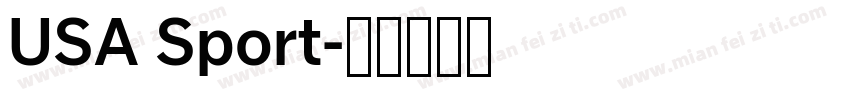 USA Sport字体转换